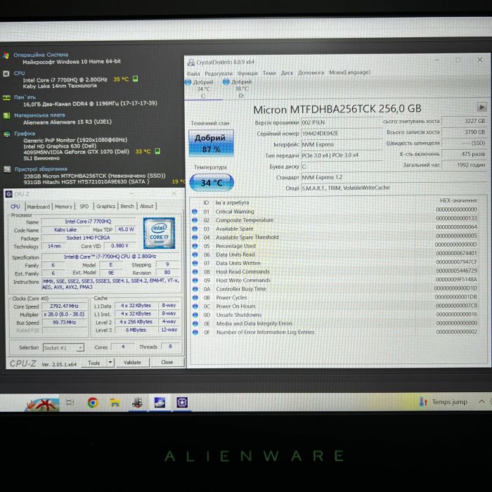 Ноутбук Dell Alienware 15 R3