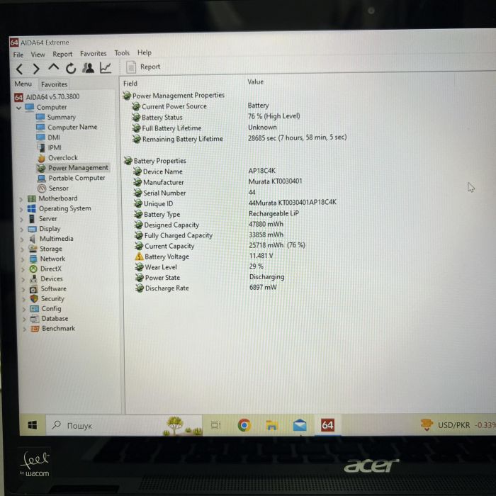 Ноутбук Acer Spin 3 SP314-54N 