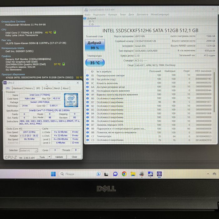 Ноутбук Dell Precision 3520 