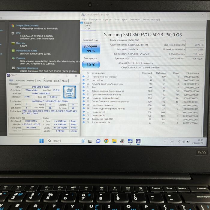 Ноутбук	Lenovo ThinkPad E490