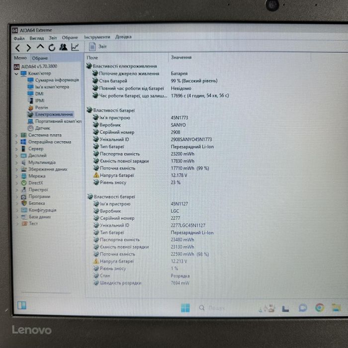 Ноутбук Lenovo ThinkPad X260